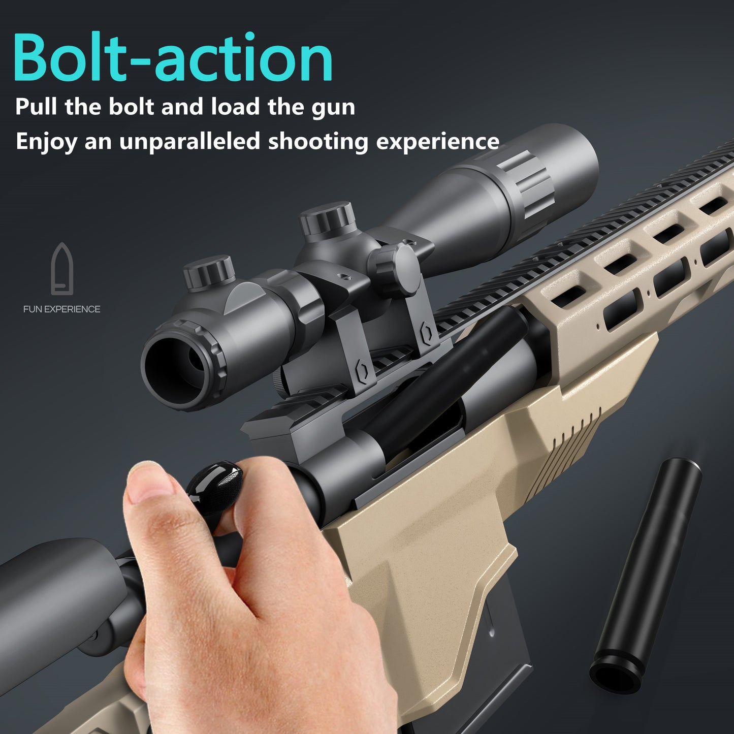 M40A6 Fully Manual outdoor Replica Sponge Bullet Sniper