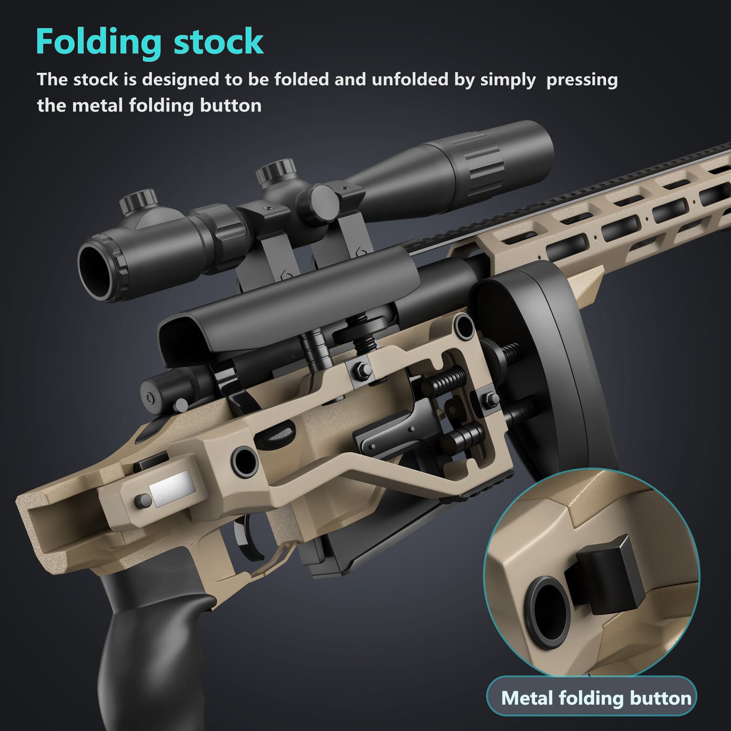M40A6 Fully Manual outdoor Replica Sponge Bullet Sniper