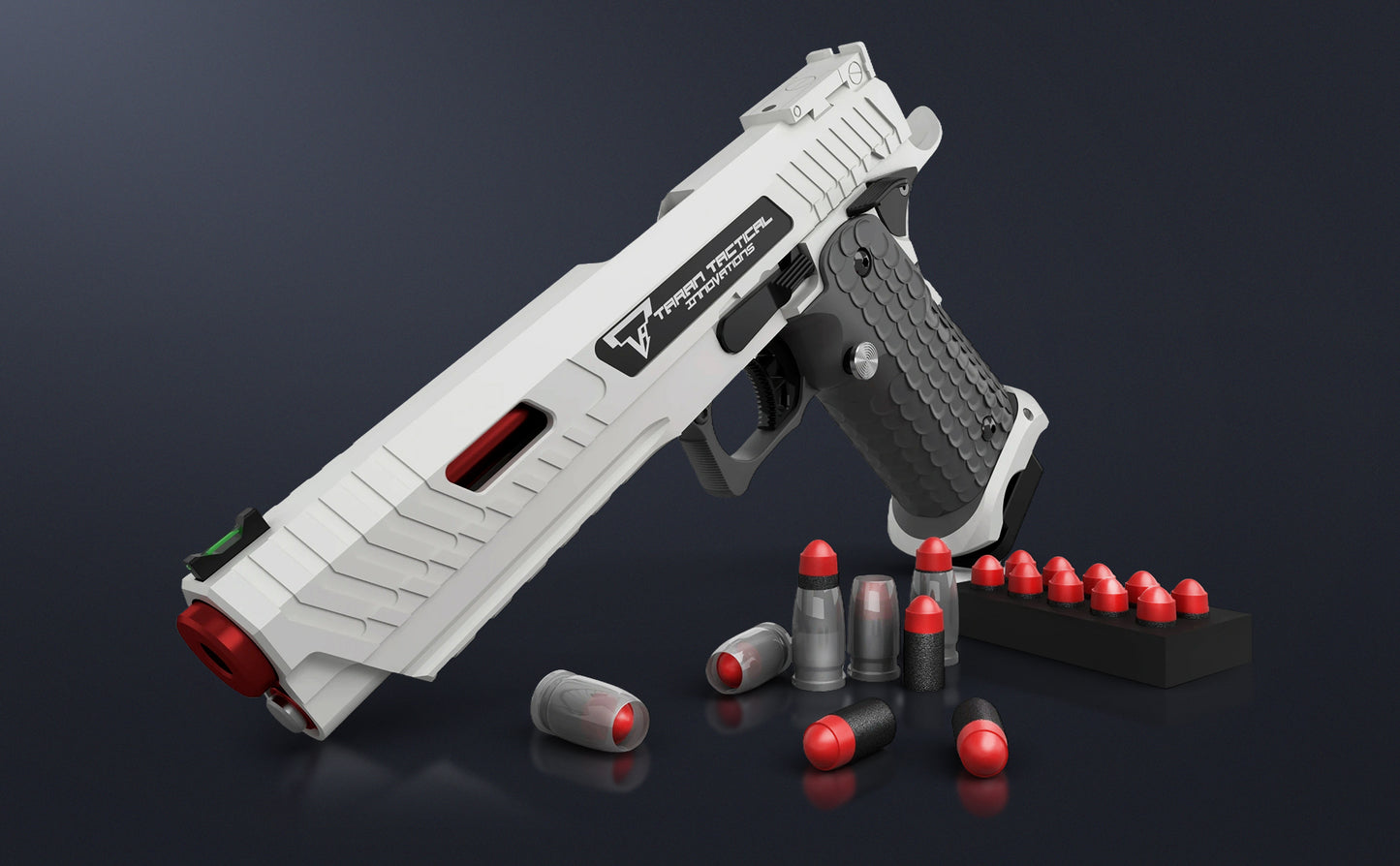 Nylon Alloy Shooting Toy with EVA Soft Foam Darts and Shell Ejection