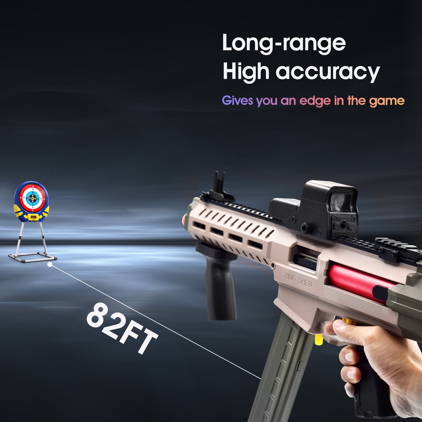 Soft EVA Bullets Toy Gun 25m Shot Range