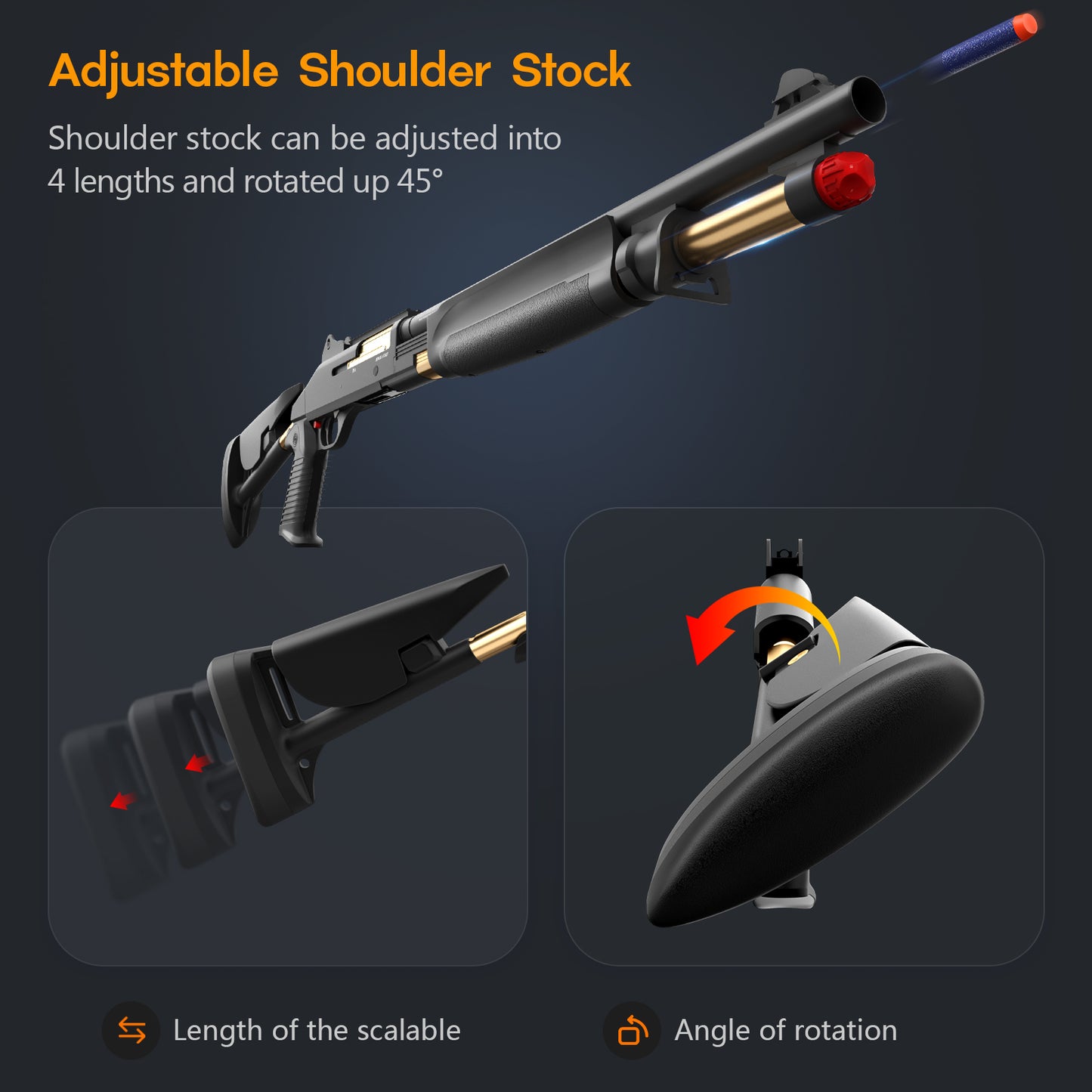 Pumping Actions Soft Bullet Toy Gun