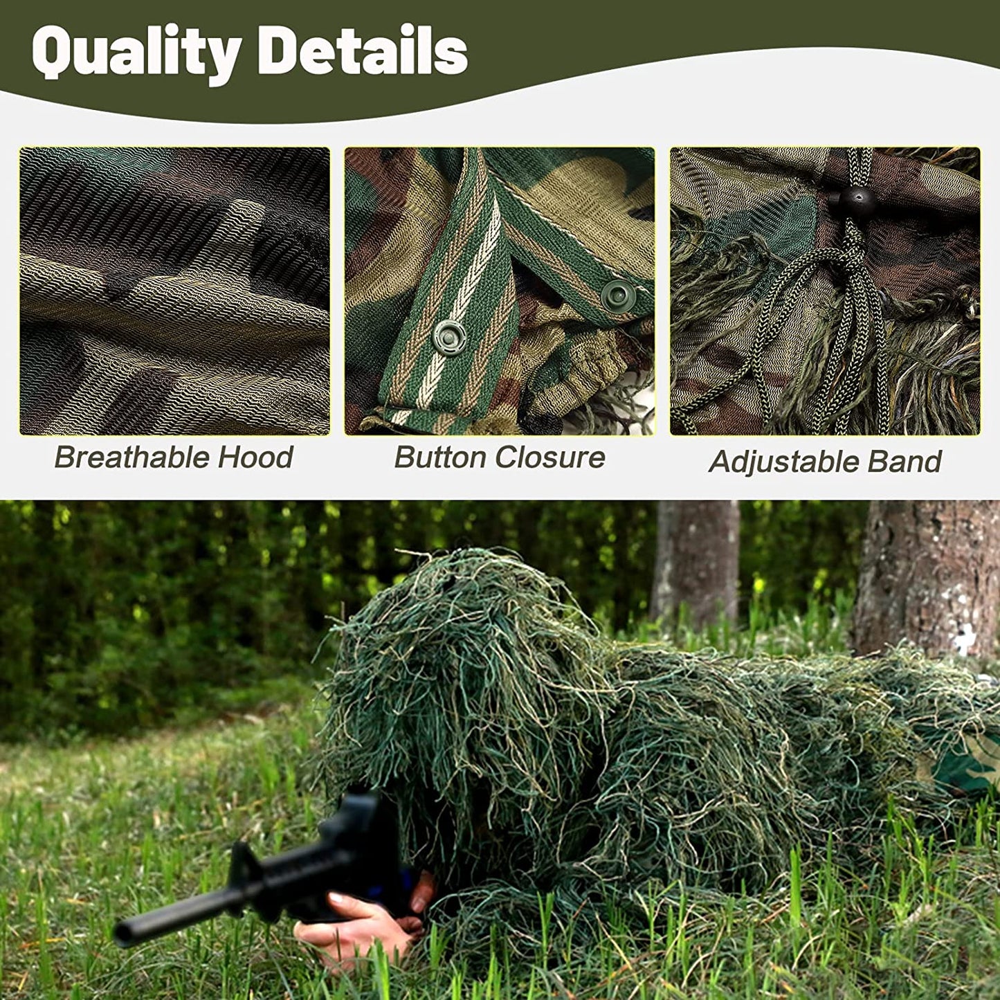 5 in 1 Ghillie Suit