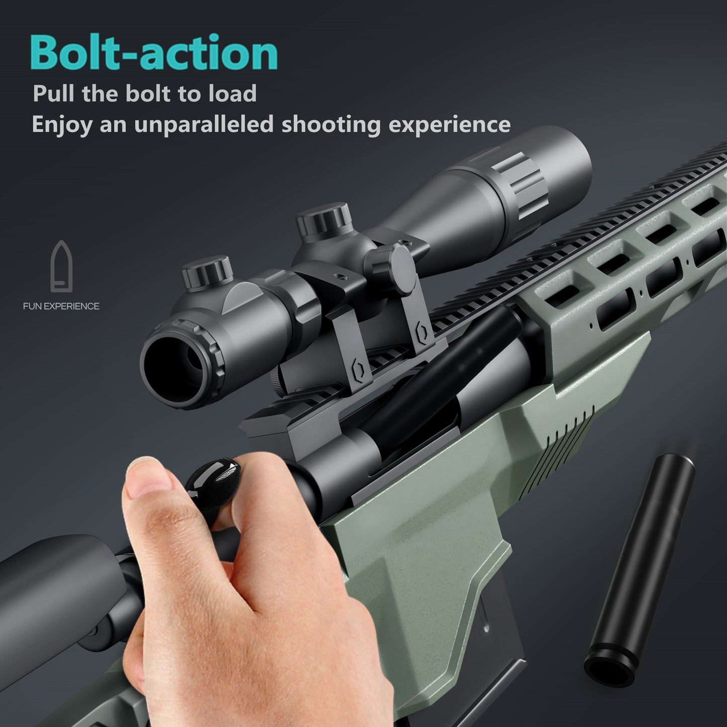 M40A6 Fully Manual outdoor Replica Sponge Bullet Sniper