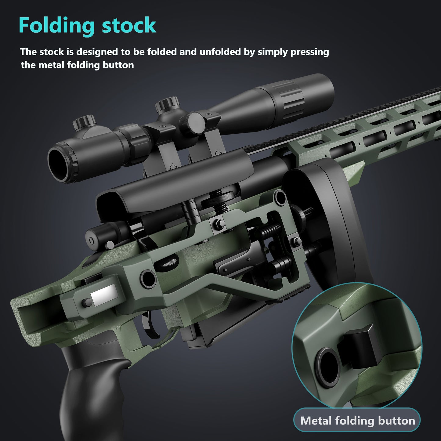 M40A6 Fully Manual outdoor Replica Sponge Bullet Sniper