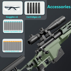 M40A6 Fully Manual outdoor Replica Sponge Bullet Sniper