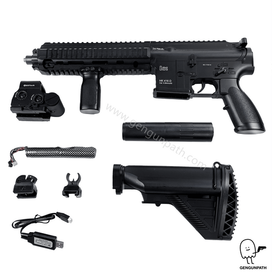 Electric Black HK416D Gel Blaster