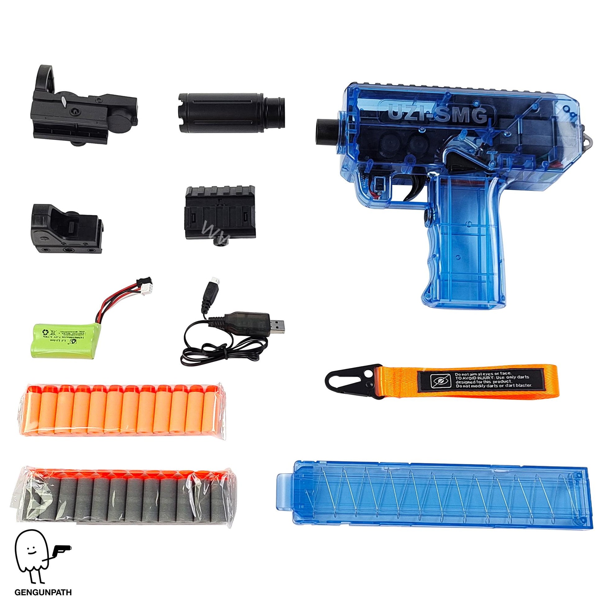 UZI-SMG SOFT BULLET ELECTRIC TOY GUN Accessories